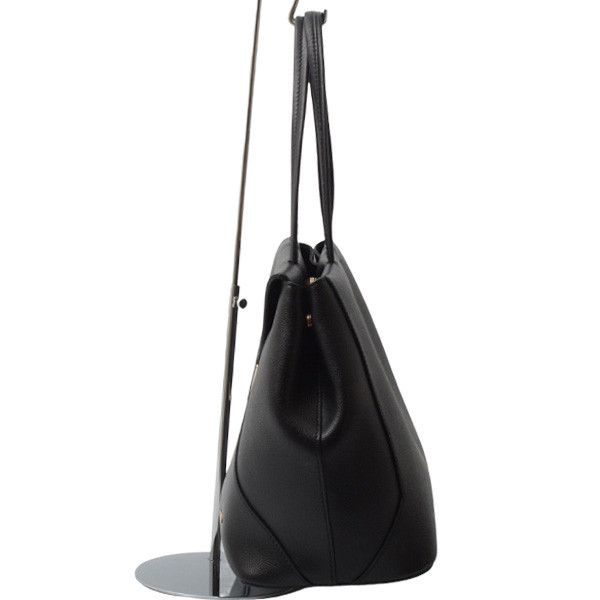 Furla Furla Furla Calf Leather Tote Bag Black Leather Tote Bag 75029 in Great Condition Size ONE SIZE - 3 Thumbnail