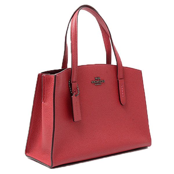 Coach Coach Coach Leather Shoulder Handbag Cherry Red 29529 Leather Shoulder Bag 29529 in Great Condition Size ONE SIZE - 2 Thumbnail
