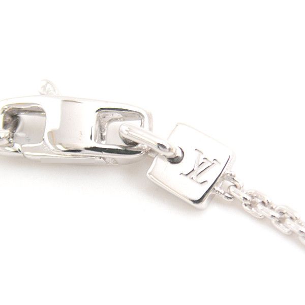Louis Vuitton Louis Vuitton Louis Vuitton Monogram Bracelet White Gold 750WG Metal Bracelet 72855 in Great Condition Size ONE SIZE - 4 Thumbnail