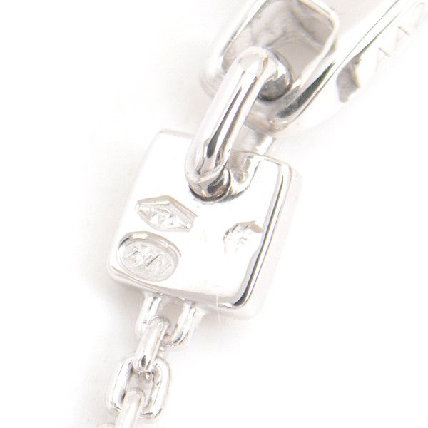 Louis Vuitton Louis Vuitton Louis Vuitton Monogram Bracelet White Gold 750WG Metal Bracelet 72855 in Great Condition Size ONE SIZE - 5 Thumbnail