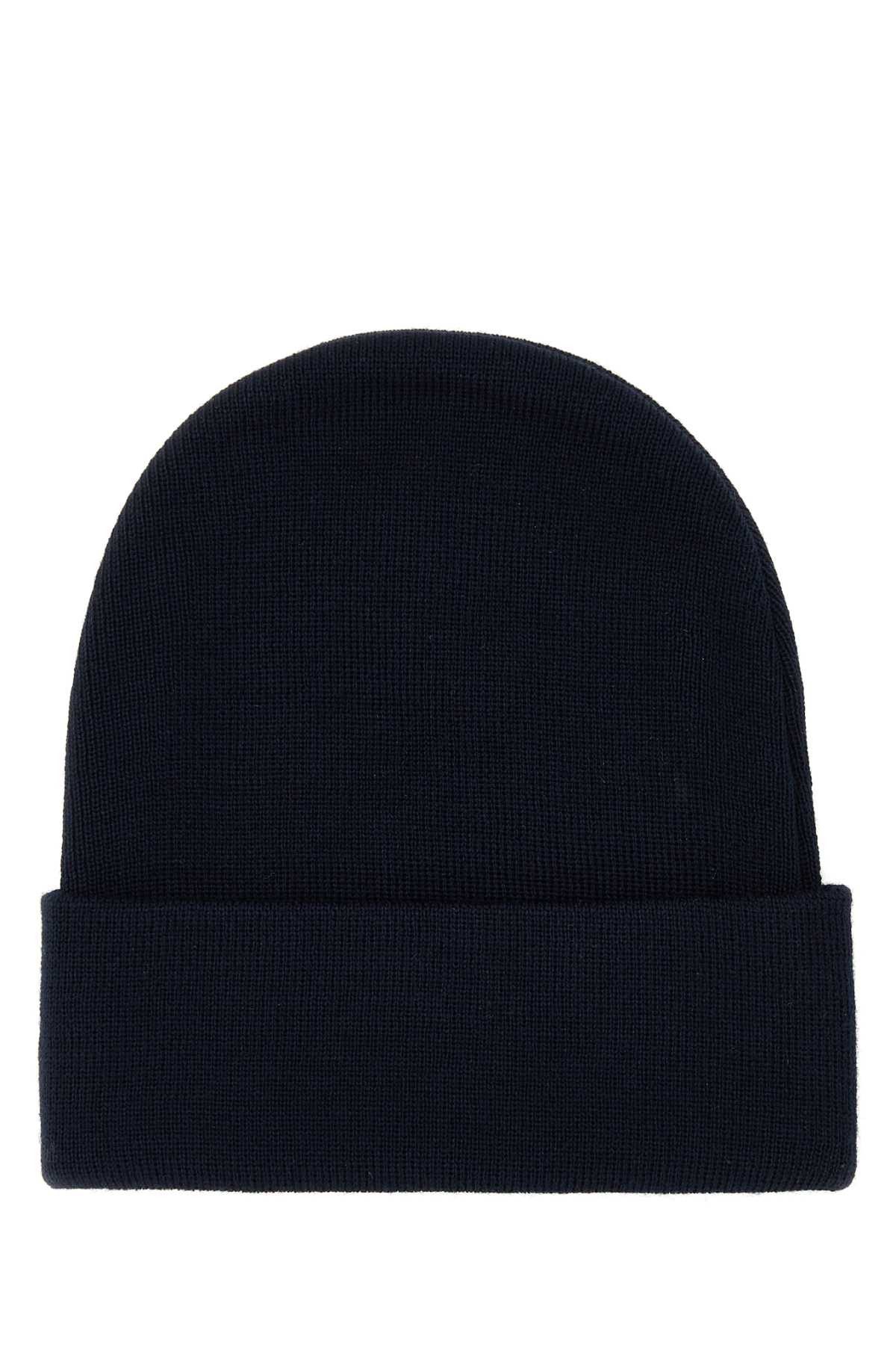 Gucci Dark Blue Wool Beanie Hat Size ONE SIZE - 2 Thumbnail