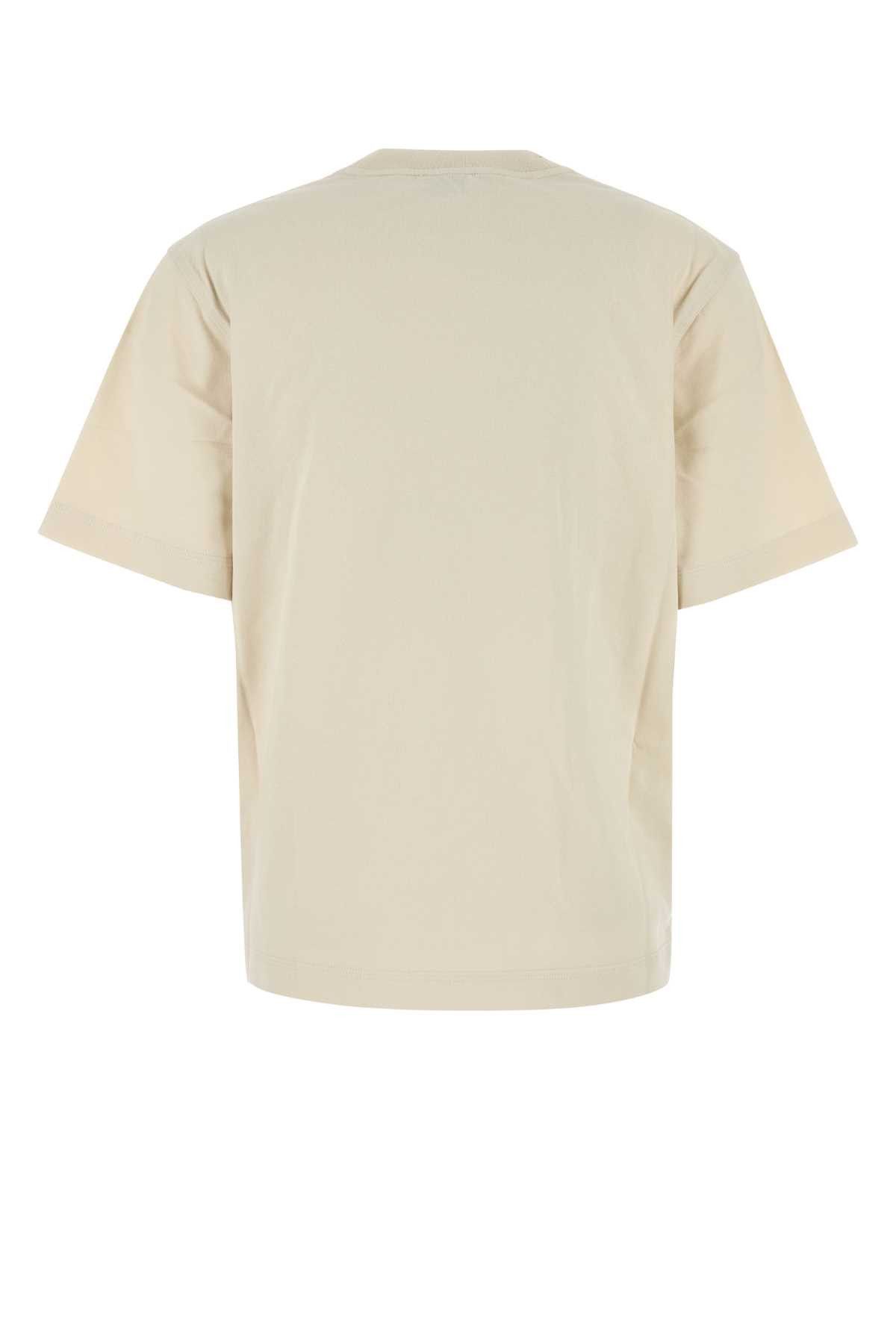 Burberry Sand Cotton T-Shirt Size XS / US 0-2 / IT 36-38 - 2 Thumbnail