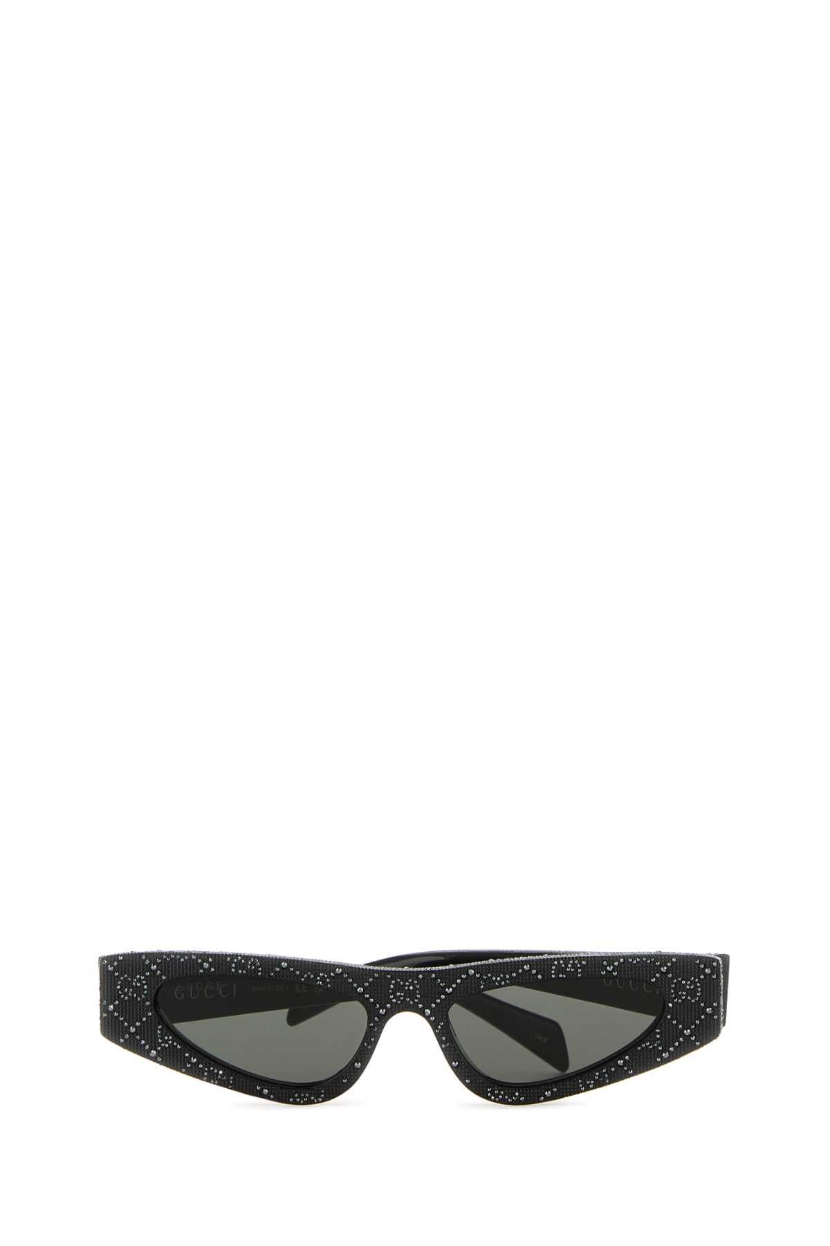 Gucci Embellished Acetate Sunglasses Size ONE SIZE - 2 Thumbnail
