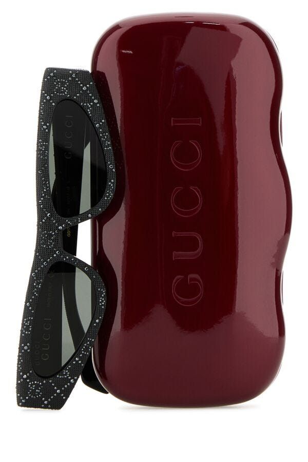 Gucci Embellished Acetate Sunglasses Size ONE SIZE - 5 Thumbnail