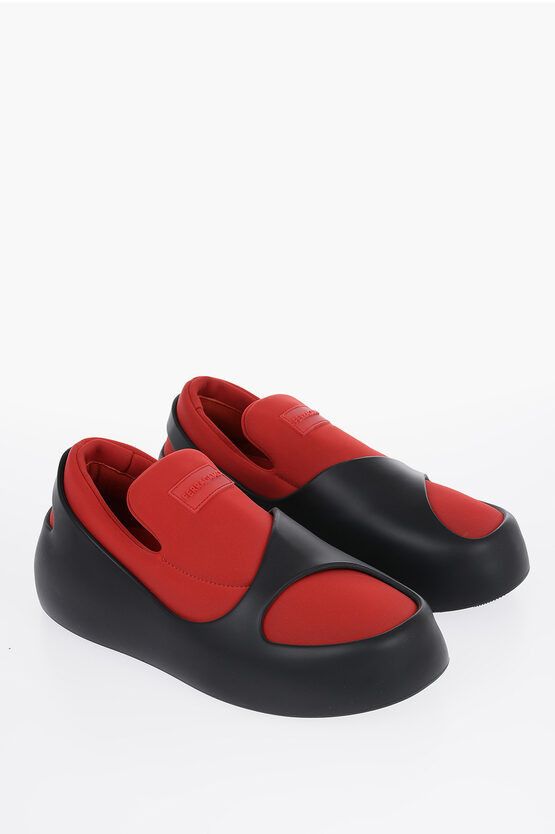 Salvatore Ferragamo Bicolor Lunar Slip-on Sneakers Size US 9 / EU 42 - 2 Thumbnail