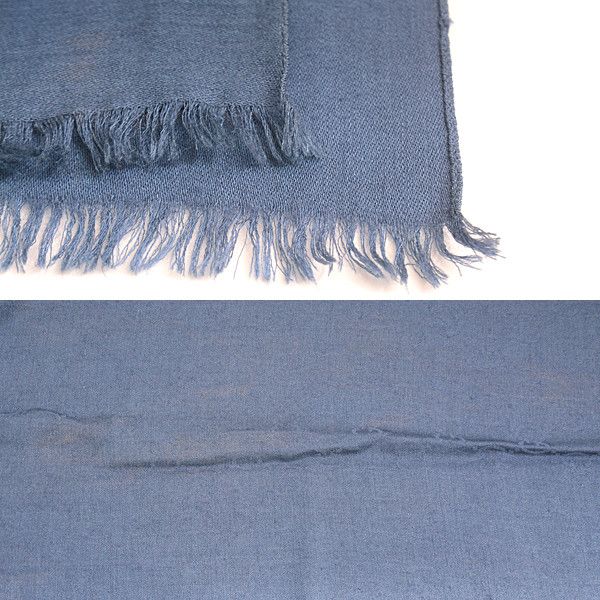 Gucci Gucci Gucci GG Embroidered Scarf Blue Others Scarf 72833 in Very Good Condition Size ONE SIZE - 10 Thumbnail