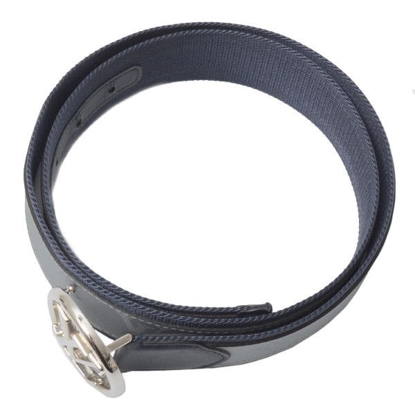 Louis Vuitton Louis Vuitton Louis Vuitton Men's LV Circle Belt, Grey/Navy, Size 90 Others Belt 71626 in Great Condition Size ONE SIZE - 3 Thumbnail