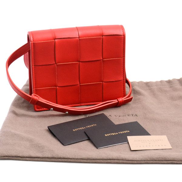 Bottega Veneta Bottega Veneta Bottega Veneta Lambskin Cassette Mini Shoulder Bag Leather Shoulder Bag 71109 in Great Condition Size ONE SIZE - 10 Thumbnail