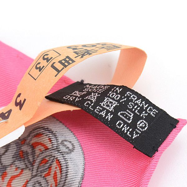 Hermes Hermes Hermes Silk Scarf Carré 40 MORS et Gourmettes Canvas Scarf 73069 in Great Condition Size ONE SIZE - 6 Thumbnail