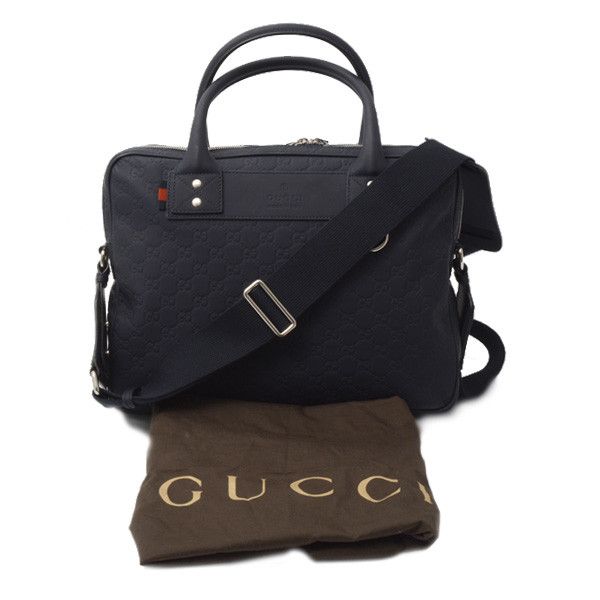 Gucci Gucci Gucci Rubber Guccissima Briefcase 328937 Plastic Business Bag 328937 in Great Condition Size ONE SIZE - 10 Thumbnail