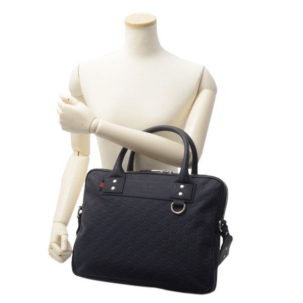 Gucci Gucci Gucci Rubber Guccissima Briefcase 328937 Plastic Business Bag 328937 in Great Condition Size ONE SIZE - 9 Thumbnail