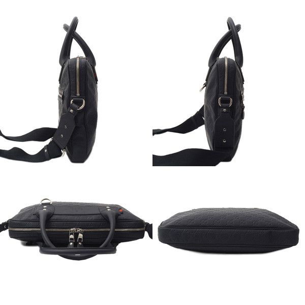 Gucci Gucci Gucci Rubber Guccissima Briefcase 328937 Plastic Business Bag 328937 in Great Condition Size ONE SIZE - 4 Thumbnail