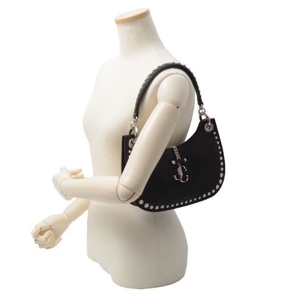 Jimmy Choo Jimmy Choo Jimmy Choo Calf Leather Faux Pearl Shoulder Bag Leather Shoulder Bag 72847 in Great Condition Size ONE SIZE - 7 Thumbnail