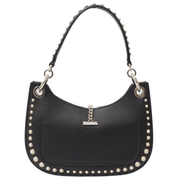 Jimmy Choo Jimmy Choo Jimmy Choo Calf Leather Faux Pearl Shoulder Bag Leather Shoulder Bag 72847 in Great Condition Size ONE SIZE - 2 Thumbnail