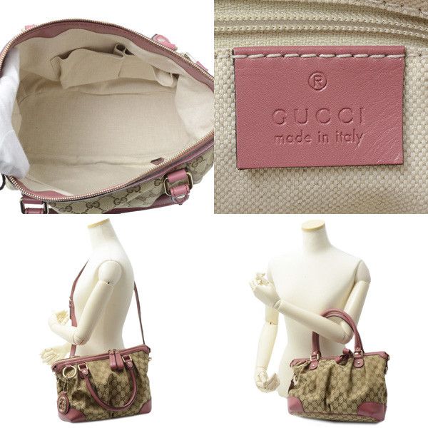 Gucci Gucci Gucci GG Canvas 2WAY Handbag Shoulder Bag 247902 Canvas Handbag 247902 in Great Condition Size ONE SIZE - 5 Thumbnail