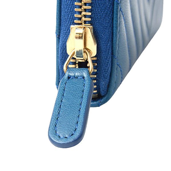 Chanel Chanel Chanel Chevron Lambskin Zip-Around Wallet Leather Long Wallet 2------- in Great Condition Size ONE SIZE - 8 Thumbnail