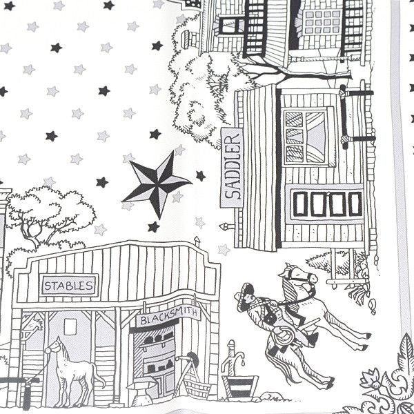 Hermes Hermes Hermes Silk Scarf Paris Station White Canvas Scarf 74726 in Great Condition Size ONE SIZE - 4 Thumbnail