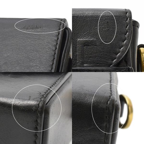Dior Dior Christian Dior Montaigne 30 Calfskin Box Bag Leather Shoulder Bag 75606 in Great Condition Size ONE SIZE - 6 Thumbnail