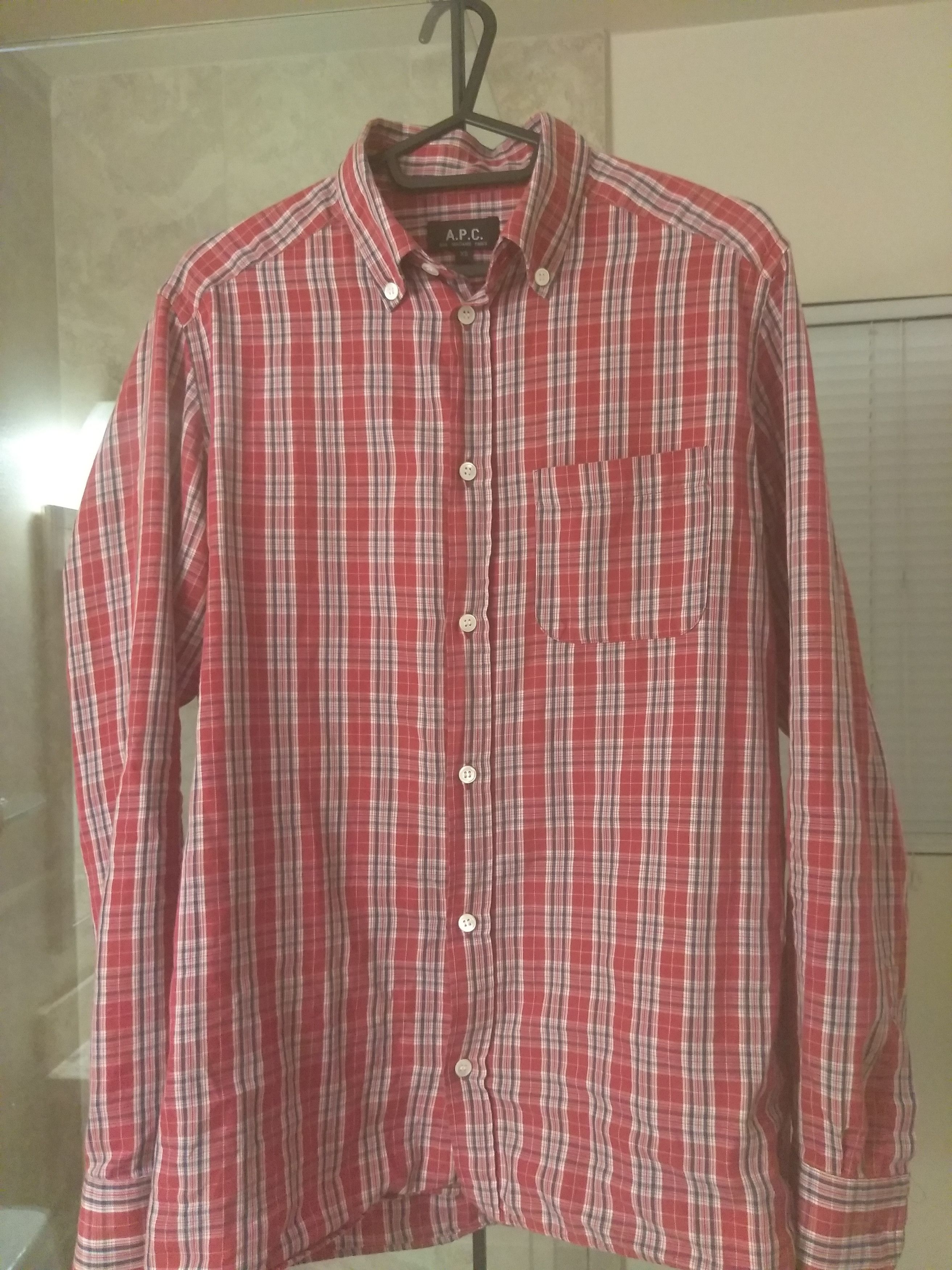 Red Flannel Button-up