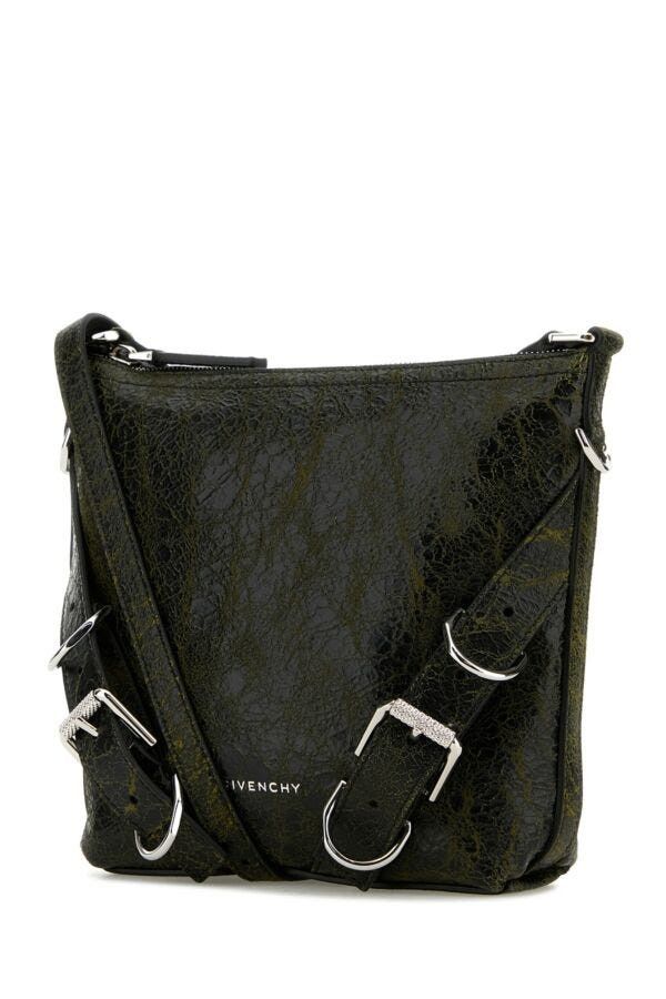 Givenchy Two-Tone Leather Voyou Crossbody Bag Size ONE SIZE - 4 Thumbnail