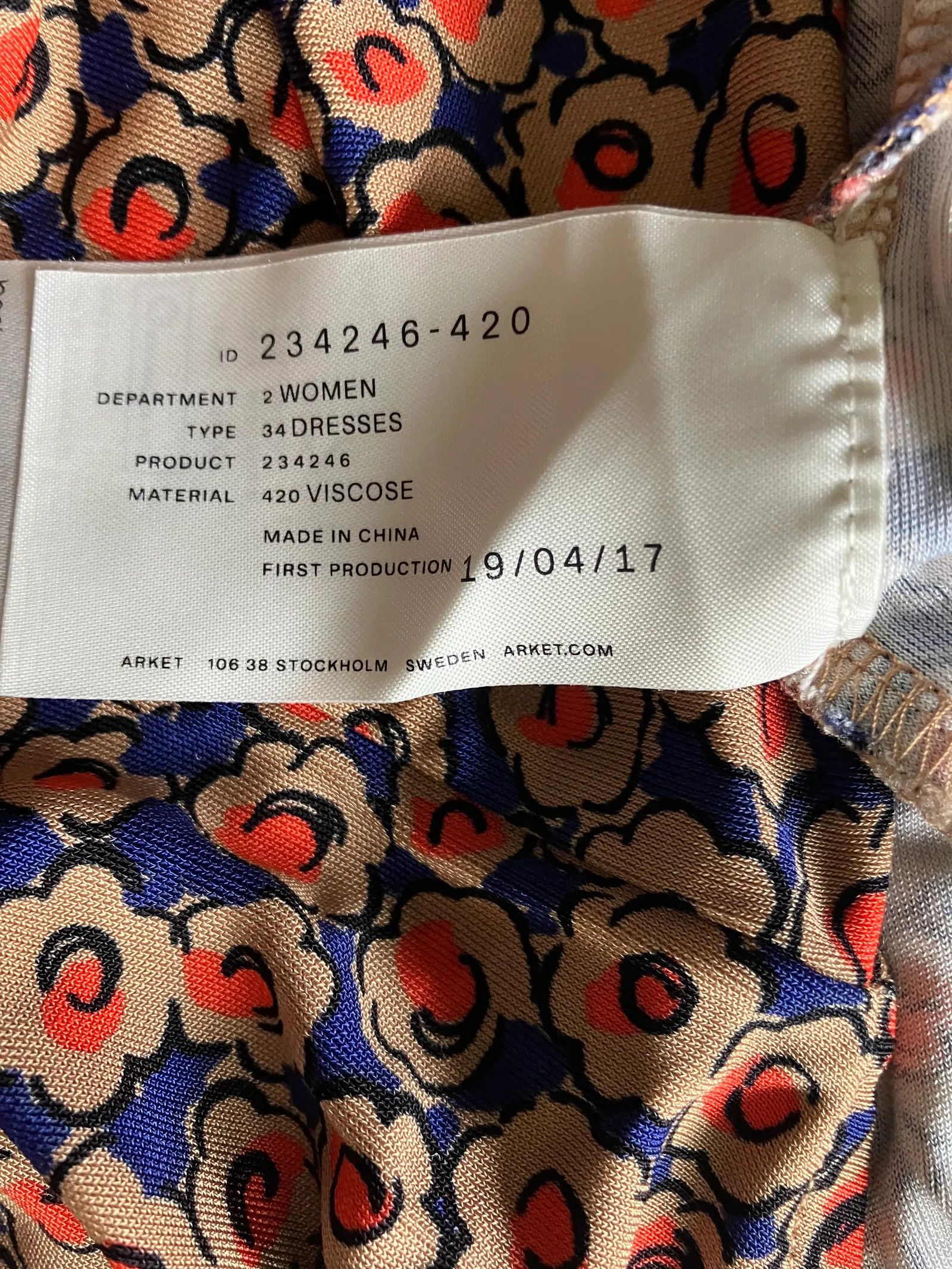 Arket Arket Dress Size XS / US 0-2 / IT 36-38 - 4 Thumbnail
