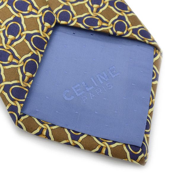 【専用】object Celine Celine Silk Patterned Tie for Men Natural Material