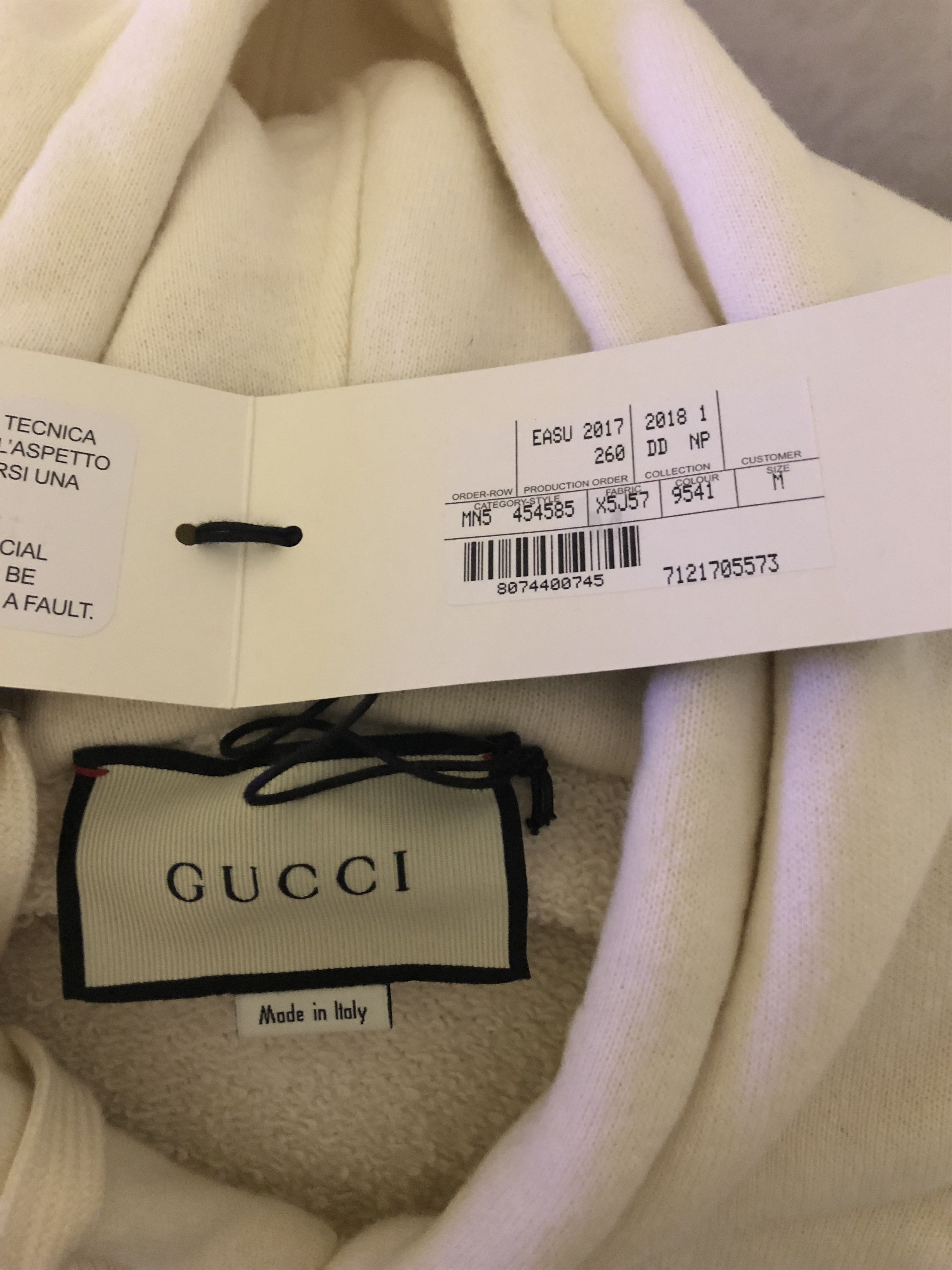 Gucci Gucci Hoodie M, Brand New Size US M / EU 48-50 / 2 - 5 Thumbnail