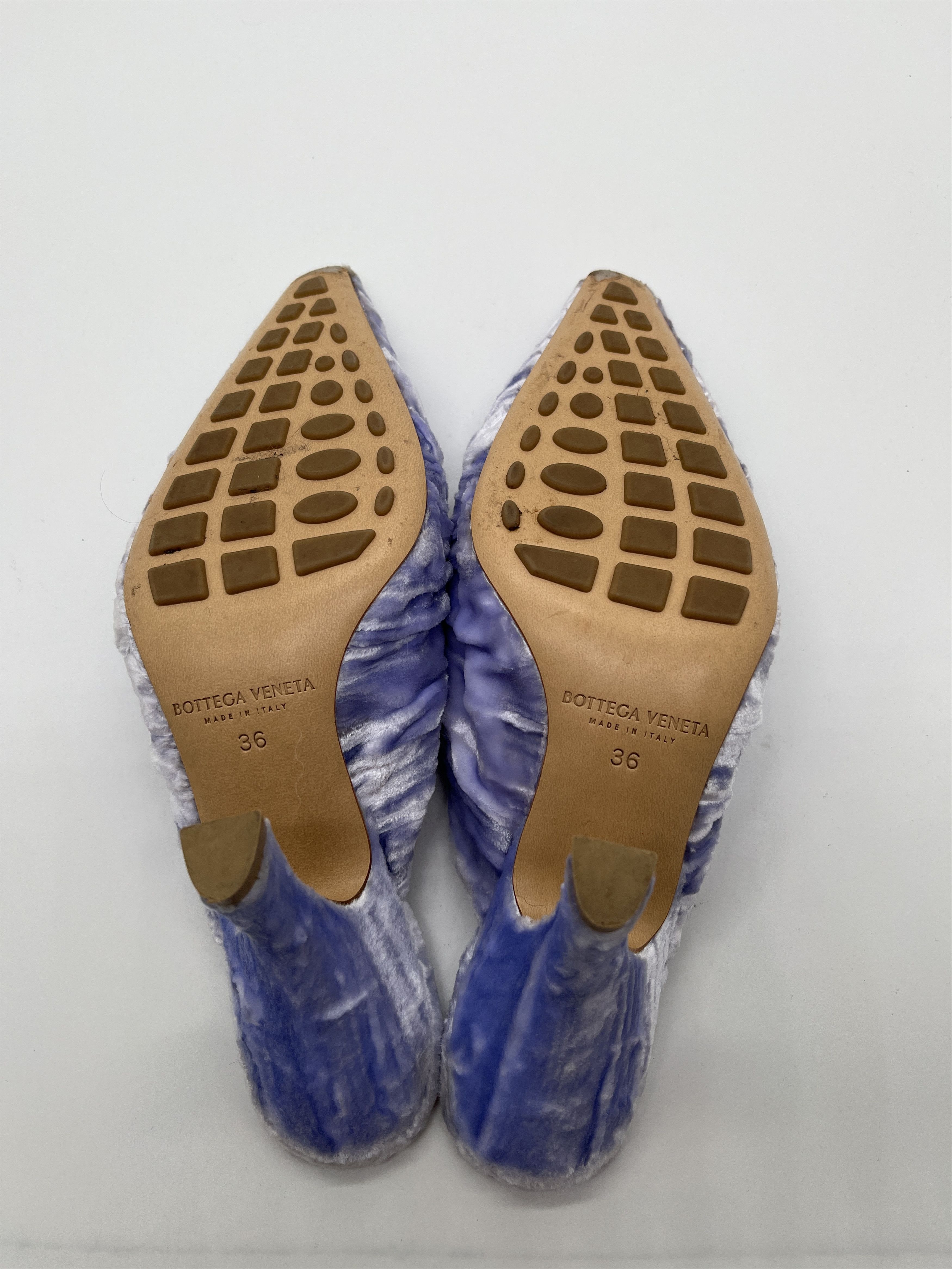 Bottega Veneta Velvet Bunnie Mules Size US 6 / IT 36 - 4 Thumbnail