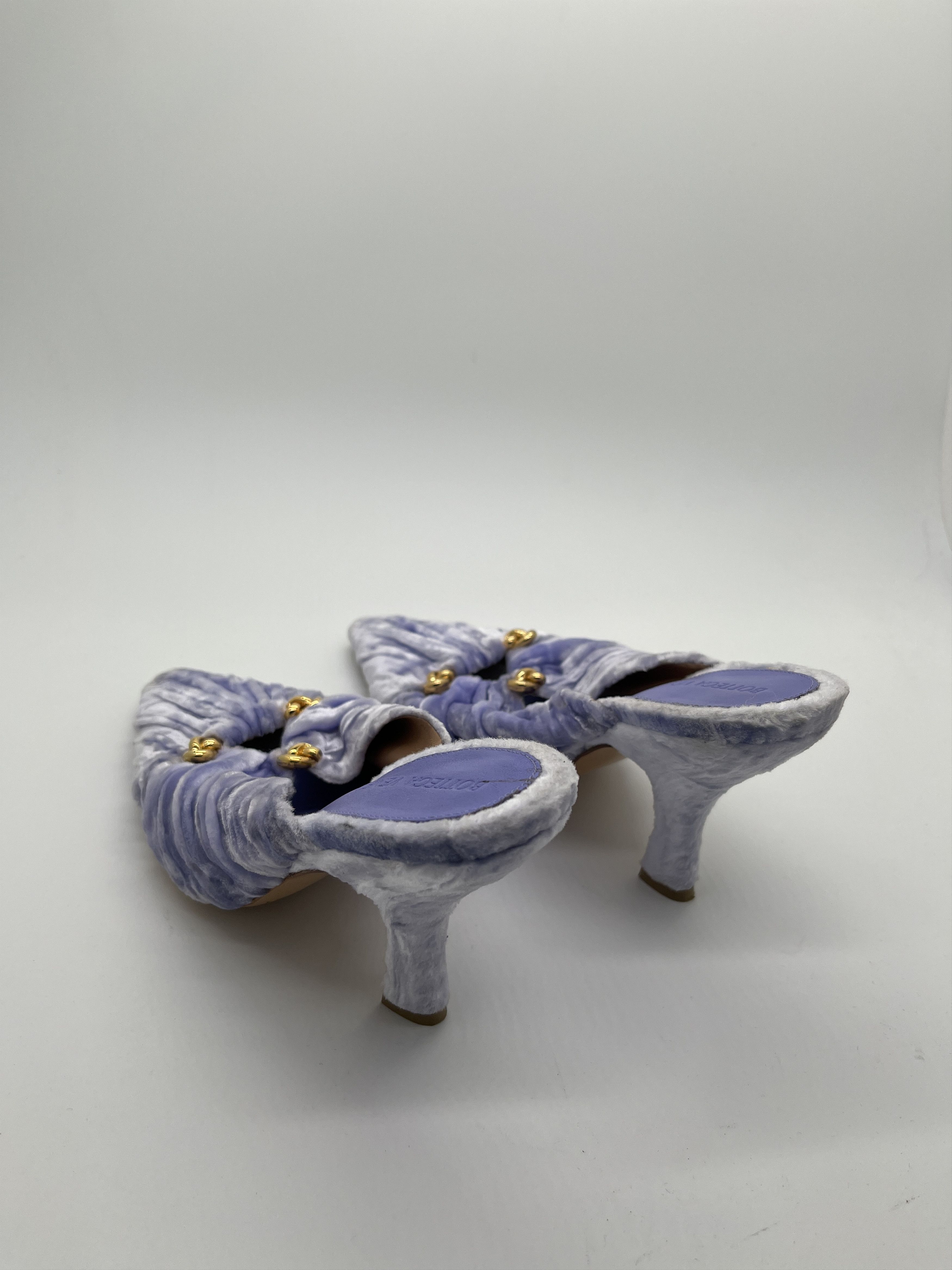 Bottega Veneta Velvet Bunnie Mules Size US 6 / IT 36 - 2 Thumbnail