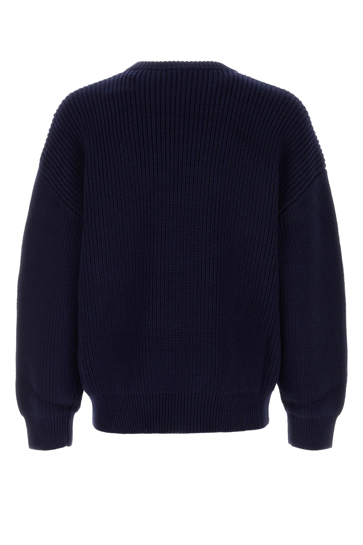 Marine Serre Navy Blue Wool Sweater Size US XL / EU 56 / 4 - 2 Thumbnail