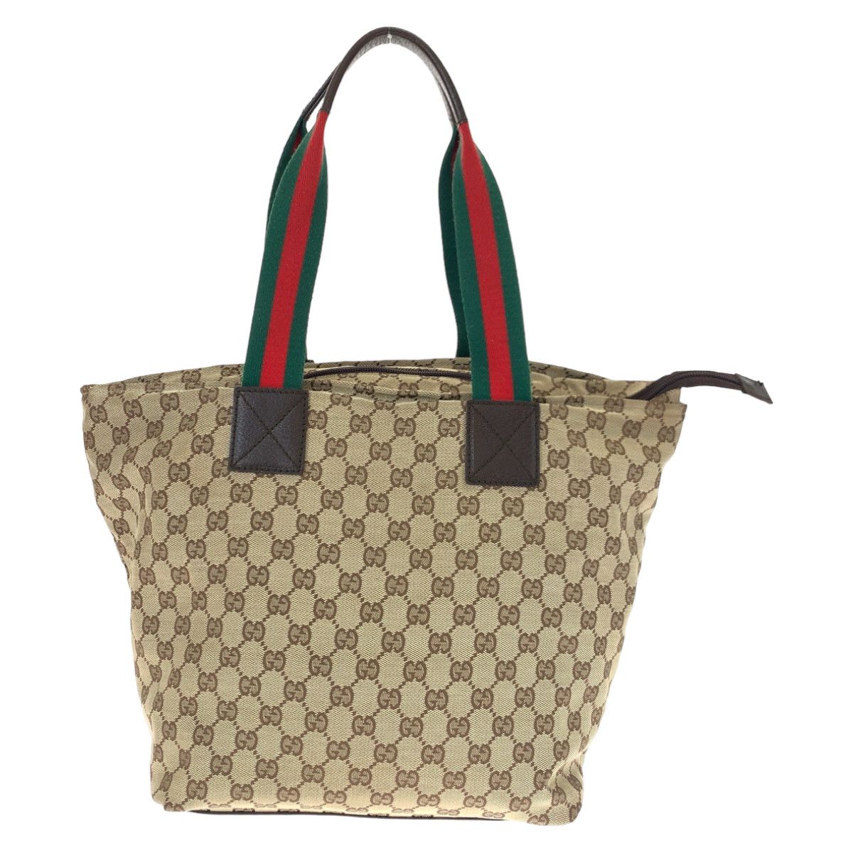 Gucci Gucci Gucci GG Canvas Sherry Line Tote Bag 131231 Canvas Tote Bag 131231 in Very Good Condition Size ONE SIZE - 2 Thumbnail