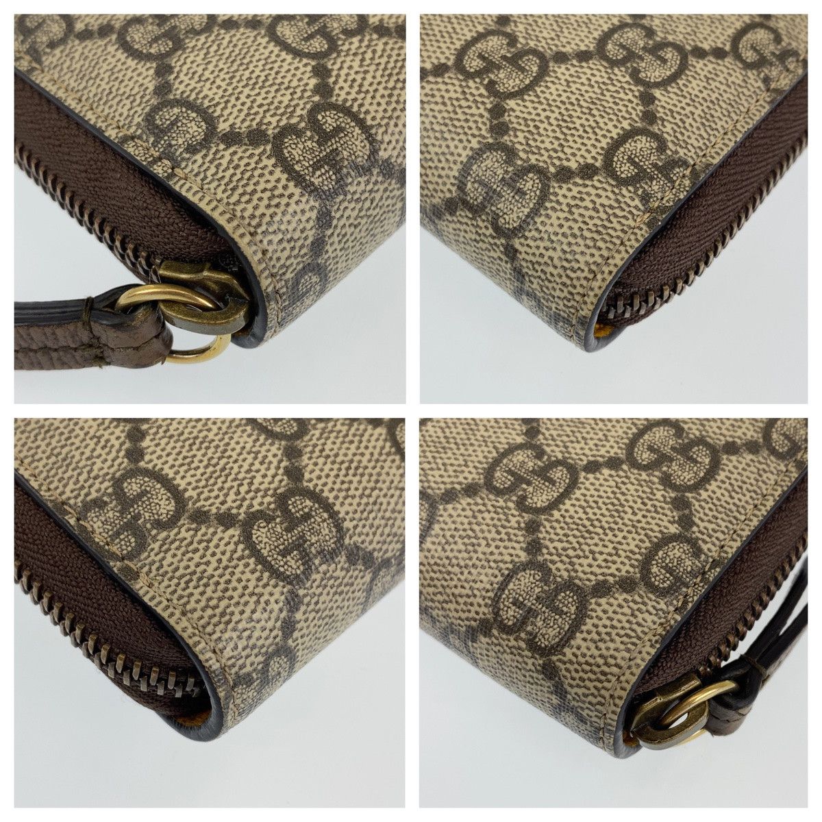 Gucci Gucci Gucci GG Supreme Neo Vintage Cat Long Wallet 473953 Canvas Long Wallet 473953 in Very Good Condition Size ONE SIZE - 3 Thumbnail