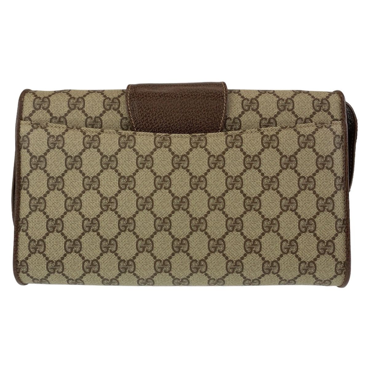 Gucci Gucci Gucci Old GG Pattern Beige Brown PVC Shoulder Bag Canvas Crossbody Bag 004865 in Very Good Condition Size ONE SIZE - 2 Thumbnail