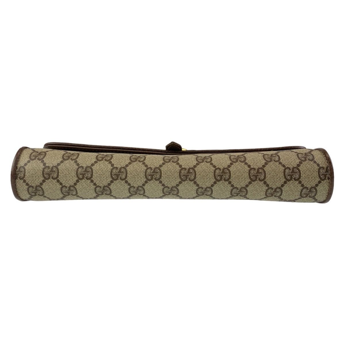 Gucci Gucci Gucci Old GG Pattern Beige Brown PVC Shoulder Bag Canvas Crossbody Bag 004865 in Very Good Condition Size ONE SIZE - 9 Thumbnail