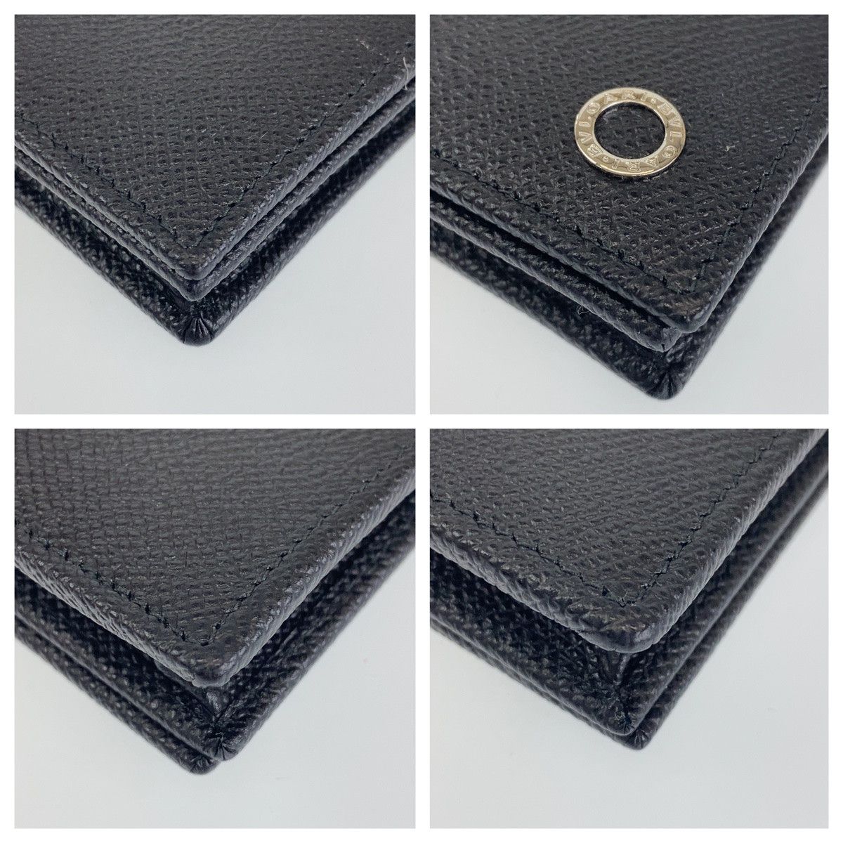 Bvlgari Bvlgari Bvlgari Black PVC Long Wallet 403998 Canvas Long Wallet 403998 in Excellent Condition Size ONE SIZE - 3 Thumbnail