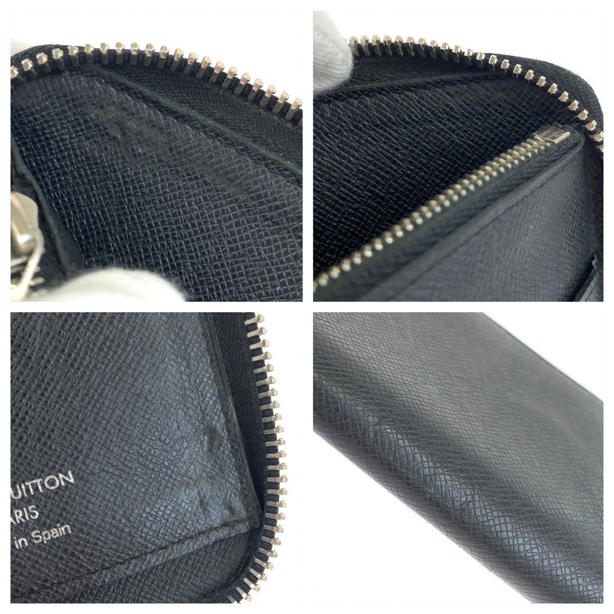 Louis Vuitton Louis Vuitton Louis Vuitton Taiga Leather Zippy Wallet Vertical M30503 Leather Long Wallet M30503 in Very Good Condition Size ONE SIZE - 7 Thumbnail