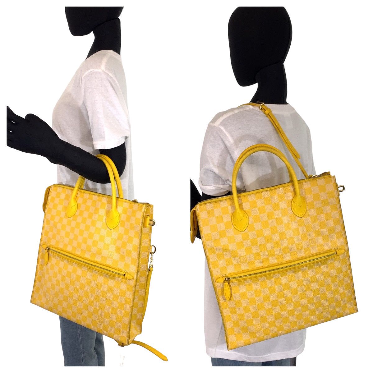 Louis Vuitton Louis Vuitton Louis Vuitton Damier Mobile PVC Shoulder Bag N41305 Canvas Shoulder Bag N41305 in Very Good Condition Size ONE SIZE - 7 Thumbnail