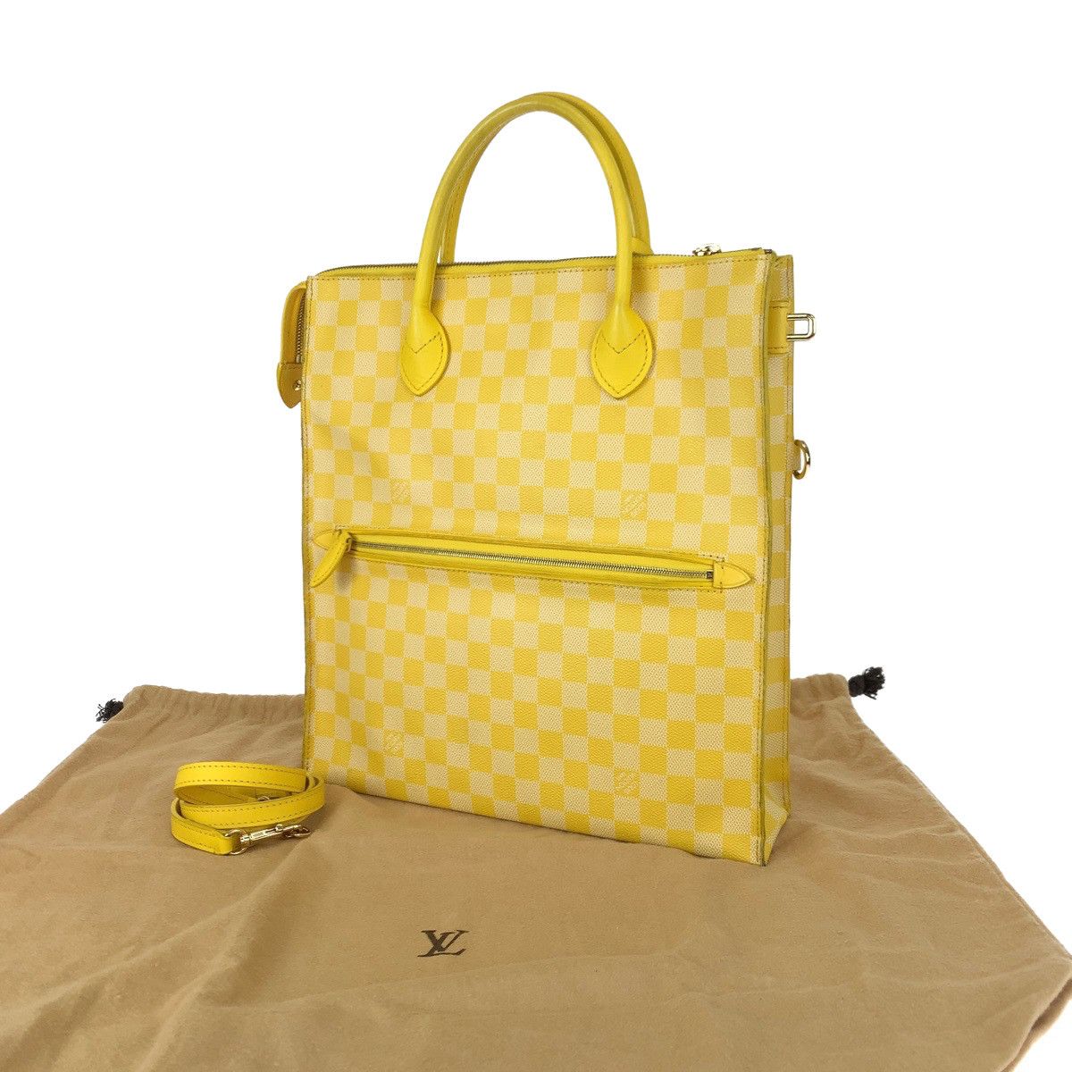 Louis Vuitton Louis Vuitton Louis Vuitton Damier Mobile PVC Shoulder Bag N41305 Canvas Shoulder Bag N41305 in Very Good Condition Size ONE SIZE - 10 Thumbnail