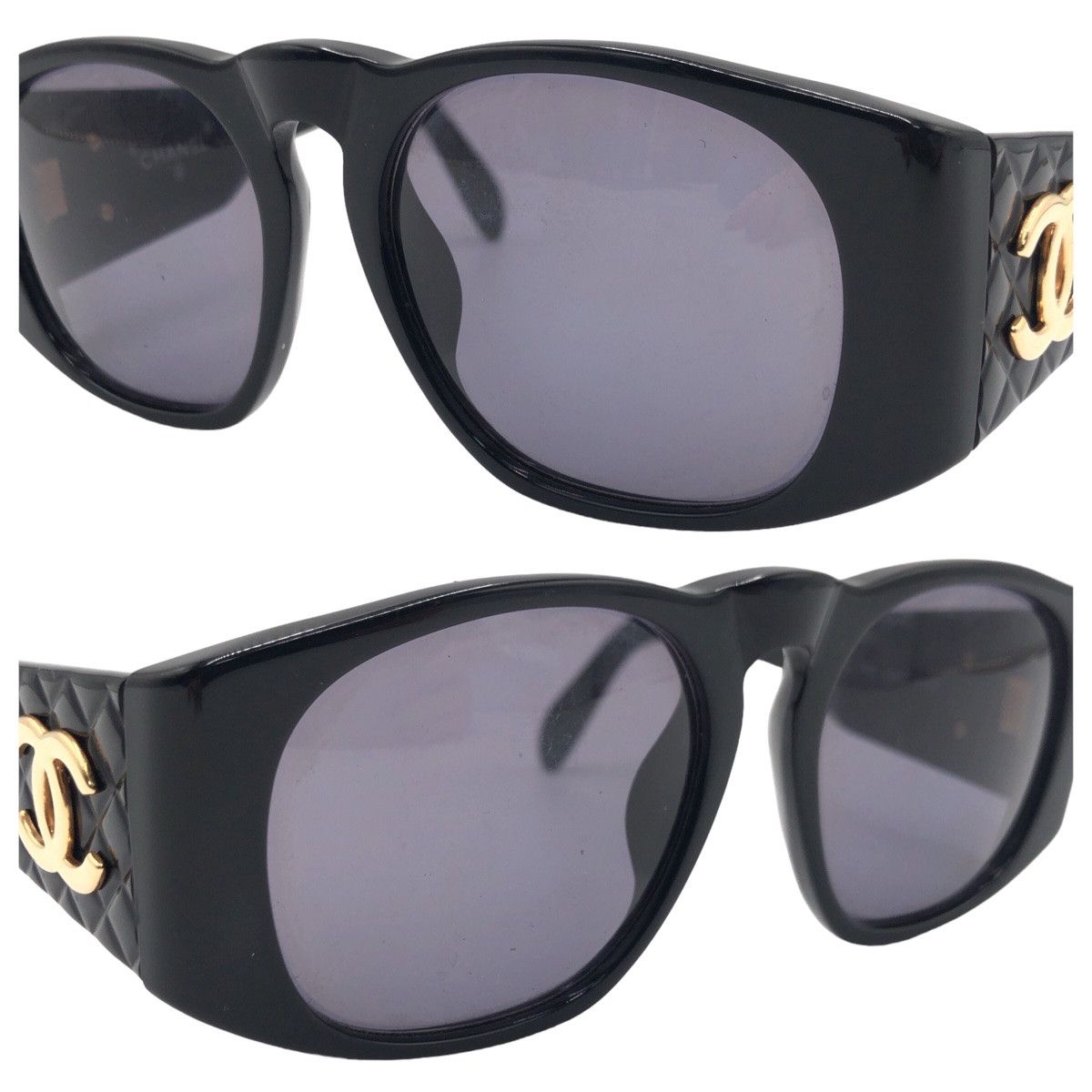 Chanel Chanel Chanel Matelasse Coco Mark Plastic Sunglasses Plastic Sunglasses 01450 94305 in Very Good Condition Size ONE SIZE - 6 Thumbnail