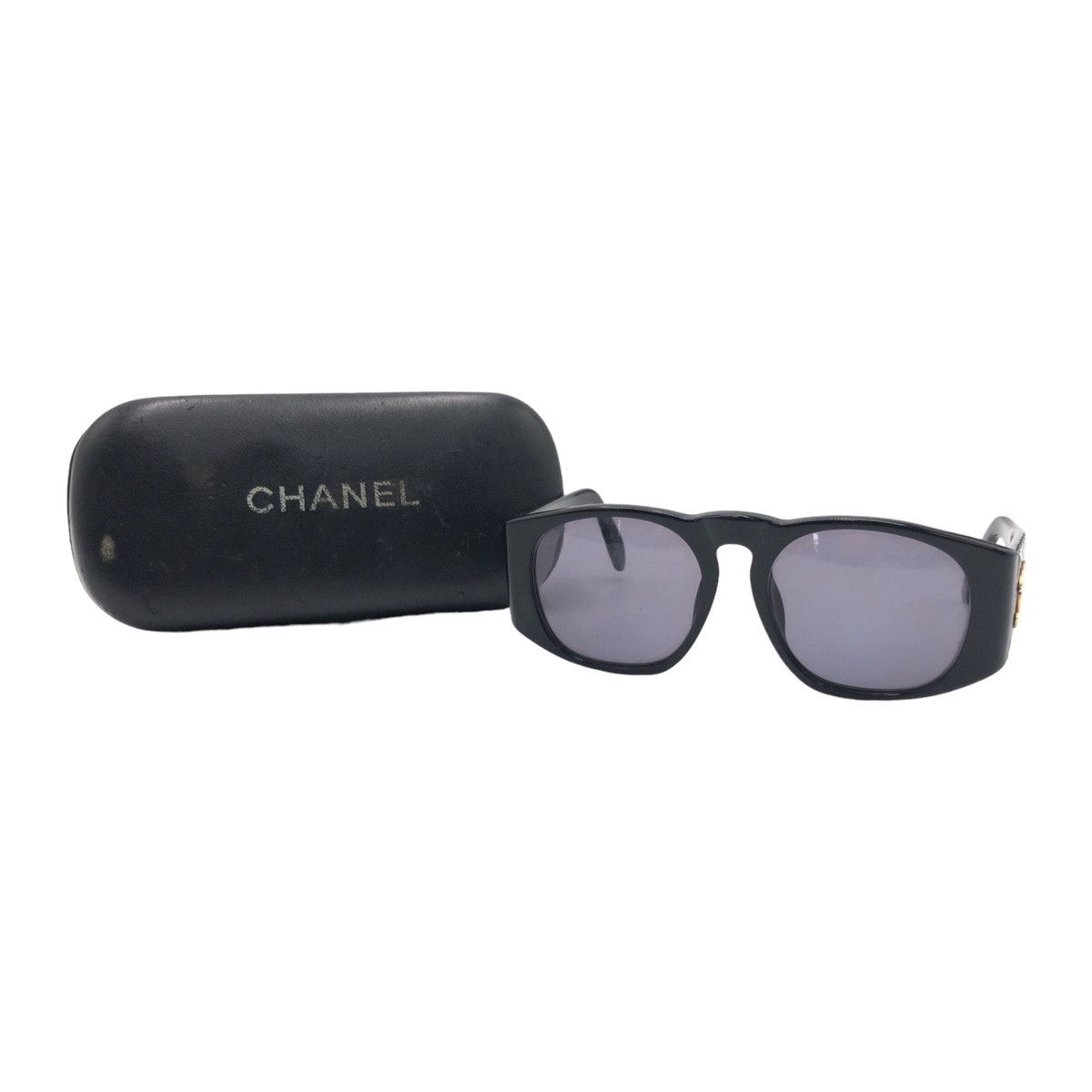 Chanel Chanel Chanel Matelasse Coco Mark Plastic Sunglasses Plastic Sunglasses 01450 94305 in Very Good Condition Size ONE SIZE - 10 Thumbnail
