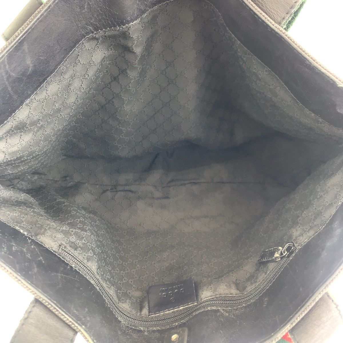 Gucci Gucci Gucci Canvas/Leather Handbag Tote 73983 Canvas Tote Bag 73983 in Very Good Condition Size ONE SIZE - 9 Thumbnail