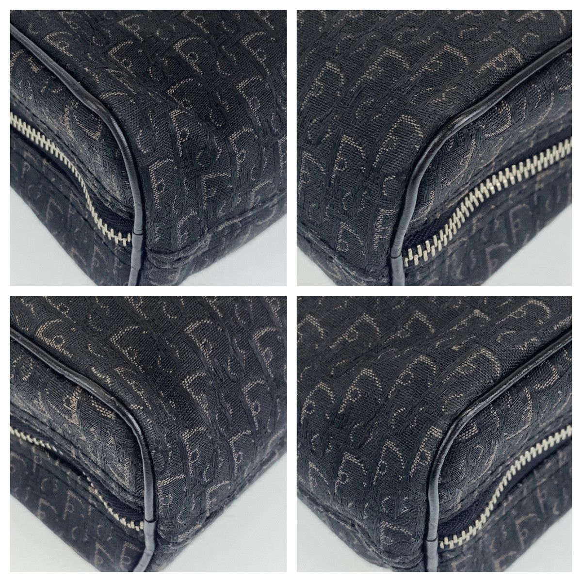 Dior Dior Dior Trotter Street Chic Canvas/Leather Handbag MC0053 Canvas Handbag MC0053 in Very Good Condition Size ONE SIZE - 3 Thumbnail