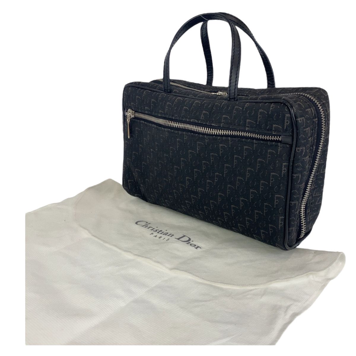 Dior Dior Dior Trotter Street Chic Canvas/Leather Handbag MC0053 Canvas Handbag MC0053 in Very Good Condition Size ONE SIZE - 9 Thumbnail