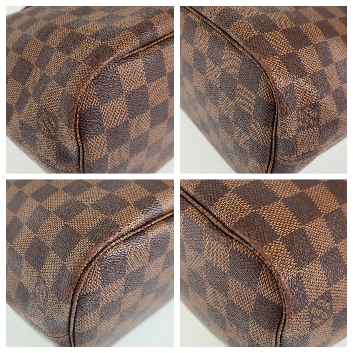 Louis Vuitton Louis Vuitton Louis Vuitton Damier Neverfull PM Tote Bag with Pouch N41359 Canvas Tote Bag N41359 in Very Good Condition Size ONE SIZE - 4 Thumbnail
