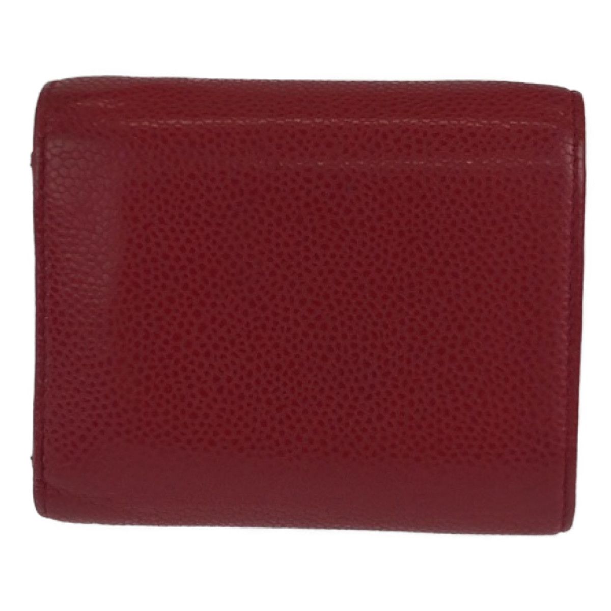 Chanel Chanel Chanel Caviar Skin Tri-Fold Wallet Compact 404277 Leather Short Wallet 404277 in Very Good Condition Size ONE SIZE - 2 Thumbnail