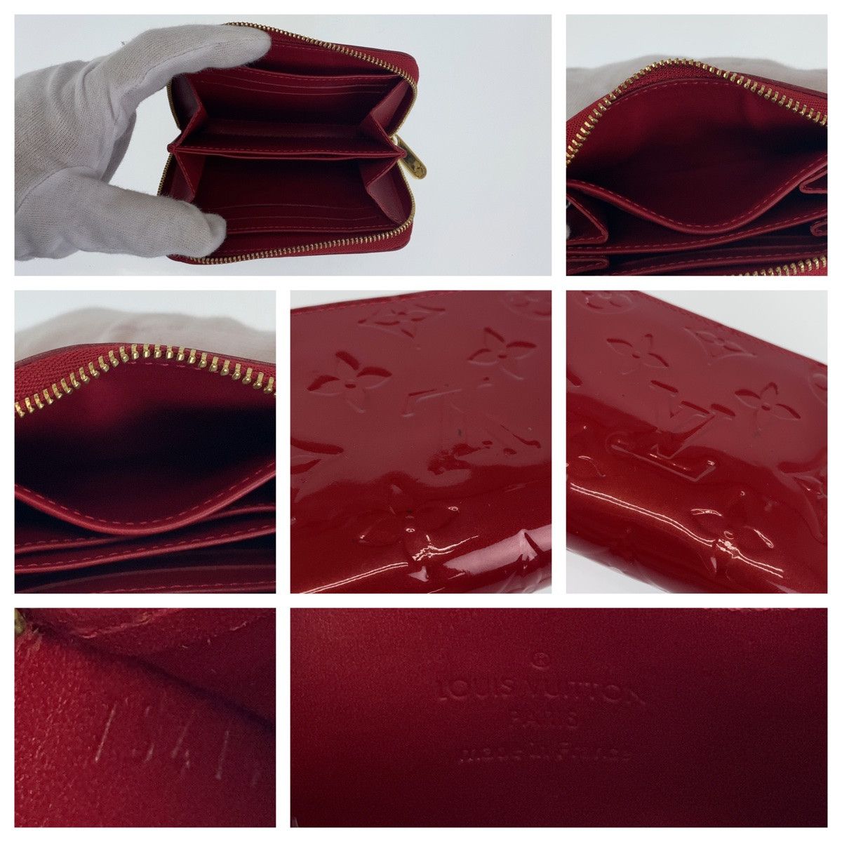 Louis Vuitton Louis Vuitton Louis Vuitton Vernis Coin Card Case M93608 Leather Card Case M93608 in Very Good Condition Size ONE SIZE - 5 Thumbnail