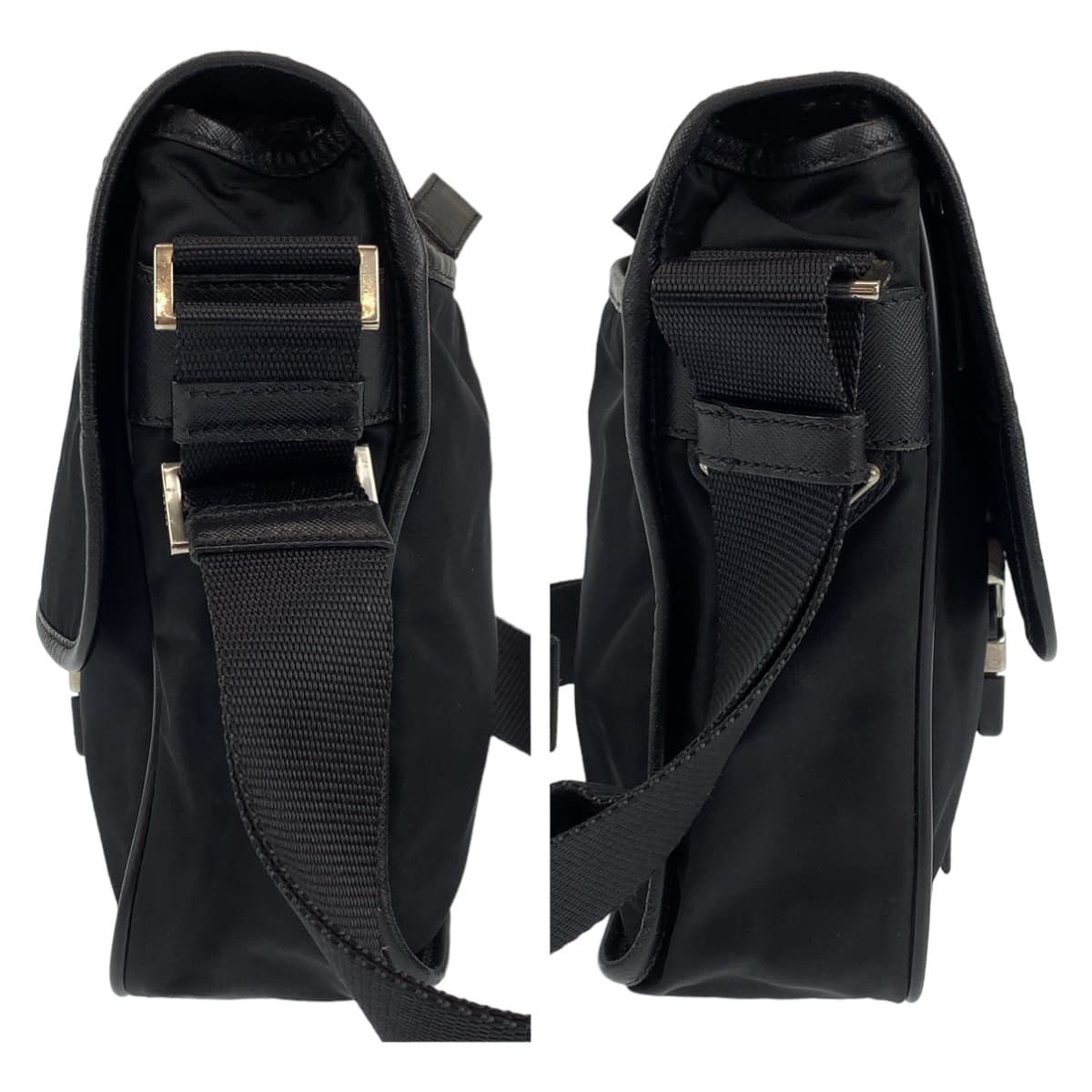 Prada Prada Prada Tessuto Nylon Shoulder Bag 404340 Canvas Crossbody Bag 404340 in Very Good Condition Size ONE SIZE - 7 Thumbnail