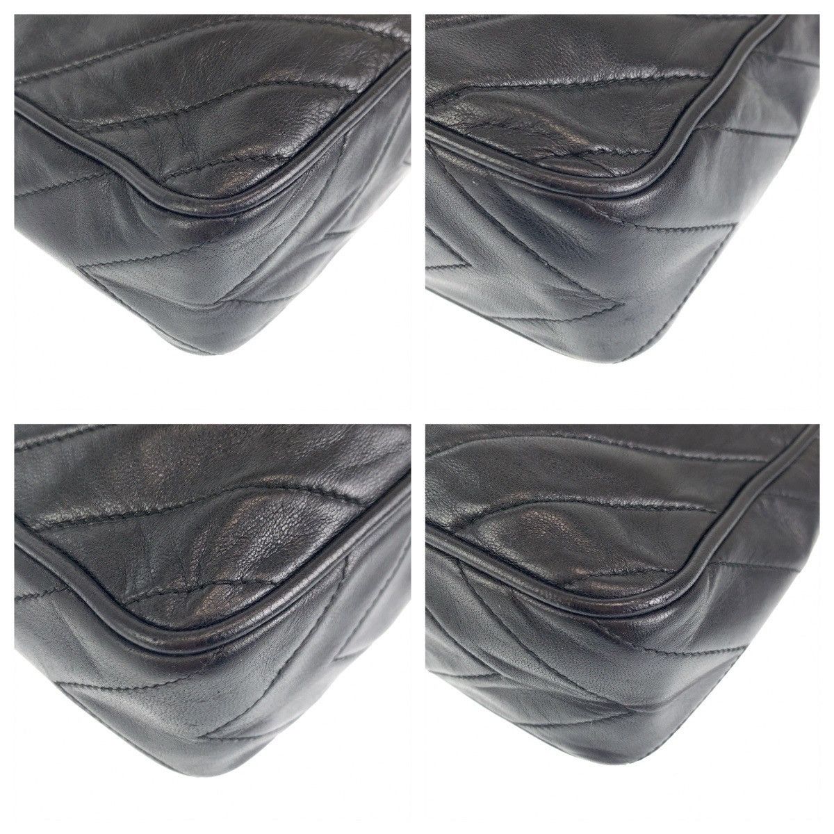 Chanel Chanel Chanel Vintage Lambskin Diamond Stitch Tassel Fringe Crossbody Bag Leather Crossbody Bag in Very Good Condition Size ONE SIZE - 3 Thumbnail