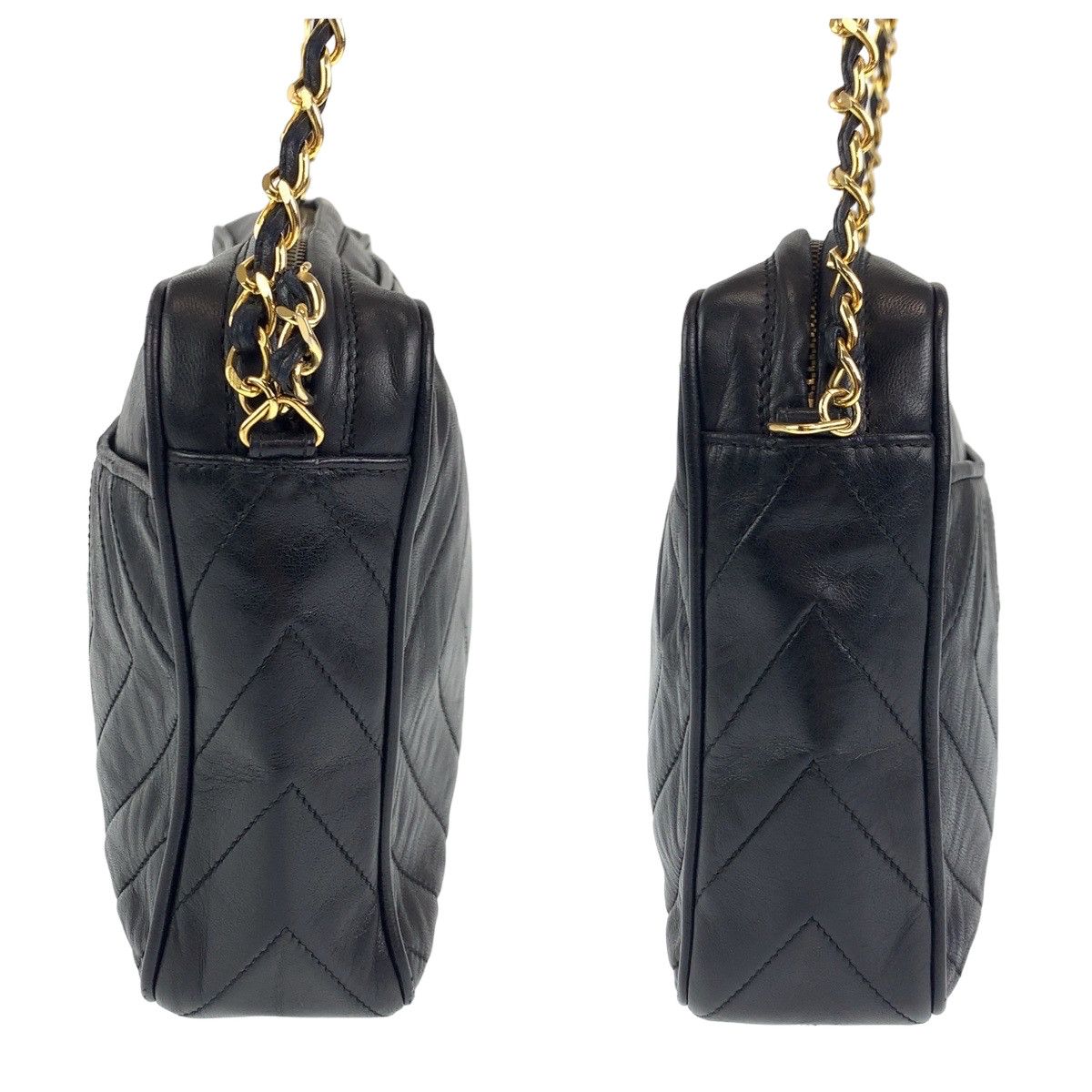 Chanel Chanel Chanel Vintage Lambskin Diamond Stitch Tassel Fringe Crossbody Bag Leather Crossbody Bag in Very Good Condition Size ONE SIZE - 7 Thumbnail