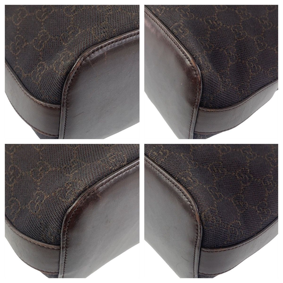 Gucci Gucci Gucci GG Canvas Shoulder Bag Black Silver Hardware Canvas Shoulder Bag 01234 in Very Good Condition Size ONE SIZE - 3 Thumbnail
